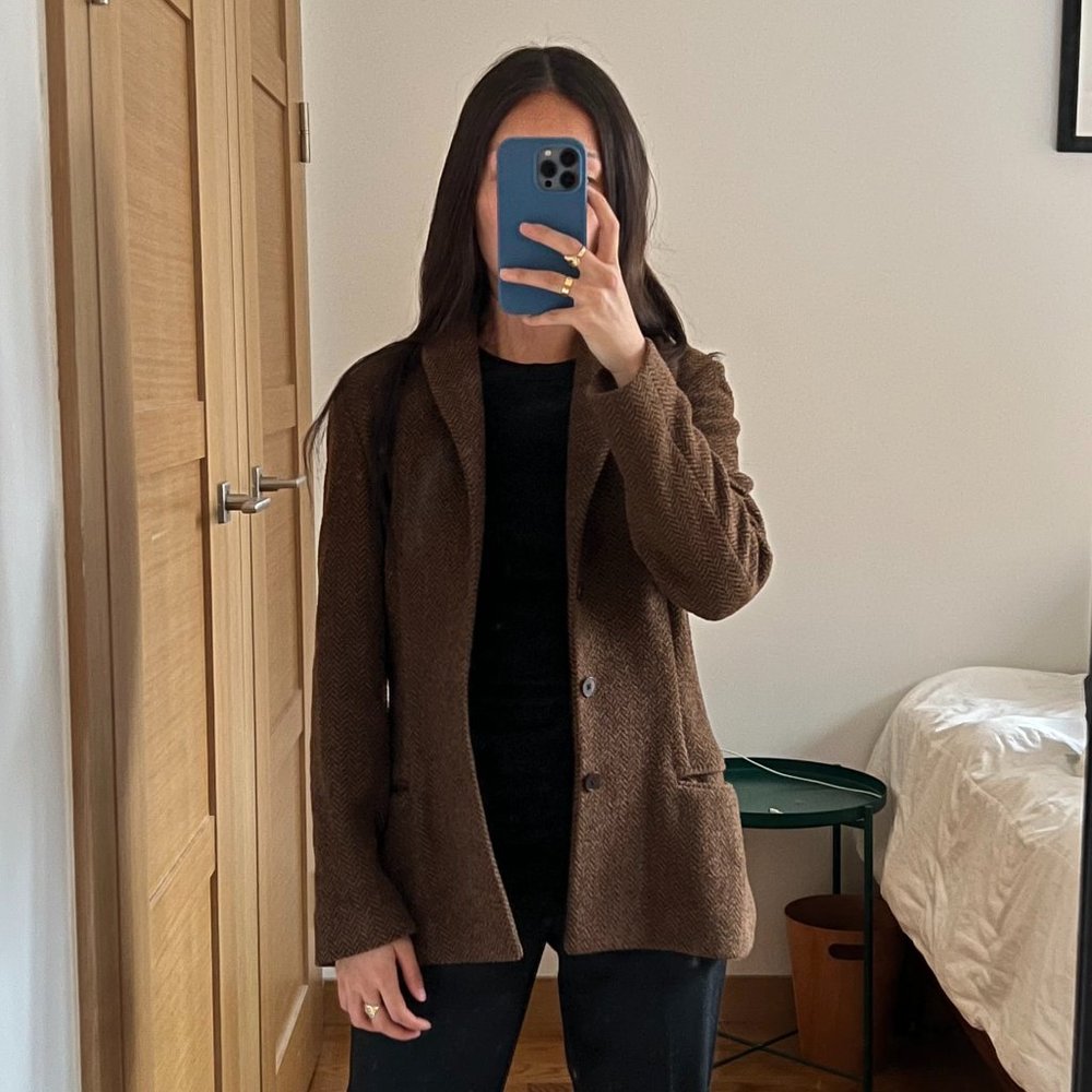 Ralph Lauren Brown Wool Blazer